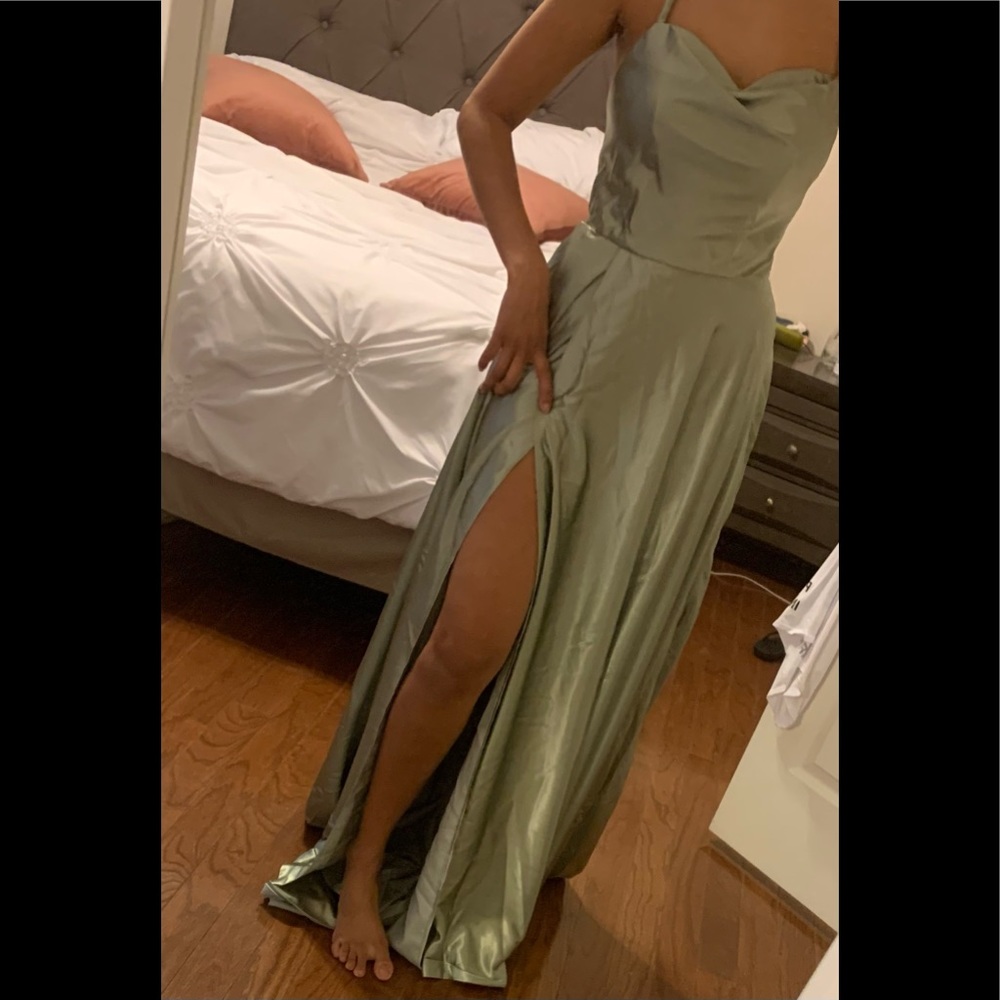 Sage bridesmaid dress - Picture 3 of 6